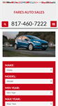Mobile Screenshot of faresautosales.com